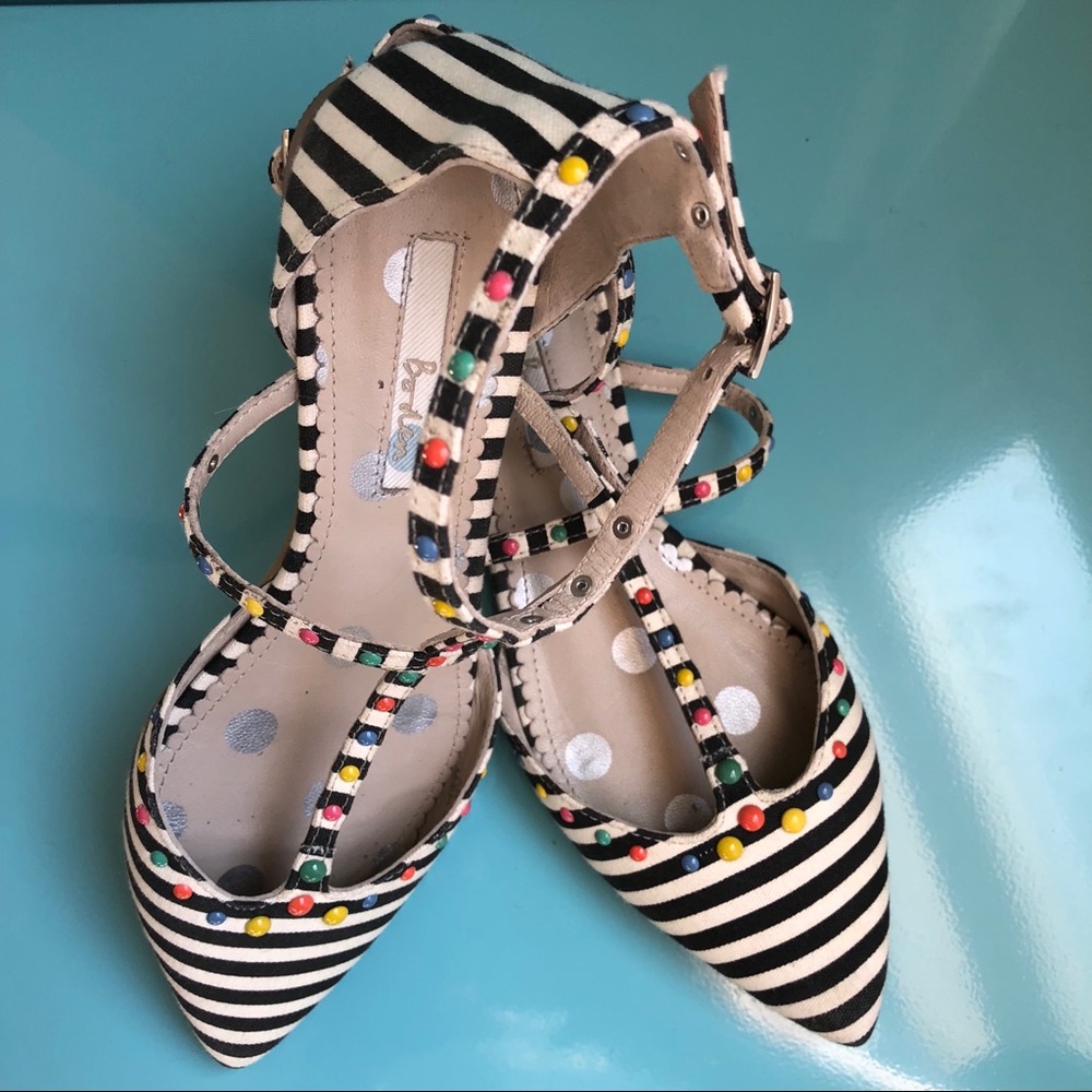 Pointed, studded flats from Boden